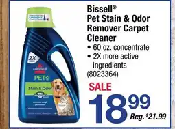 Ace Hardware Bissell Pet Stain & Odor Remover Carpet Cleaner offer