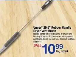 Ace Hardware Unger 29.5 Rubber Handle Dryer Vent Brush offer