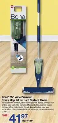 Ace Hardware Bona 15 Wide Premium Spray Mop Kit for Hard Surface Floors offer