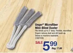 Ace Hardware Unger Microfiber Mini-Blind Duster offer