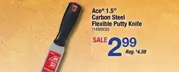 Ace Hardware Ace 1.5 Carbon Steel Flexible Putty Knife offer
