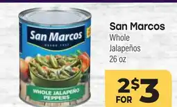 Tony’s Fresh Market San Marcos Whole Jalapeños offer