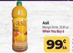 Tony’s Fresh Market Asli Mango Drink offer
