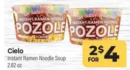 Tony’s Fresh Market Cielo Instant Ramen Noodle Soup offer