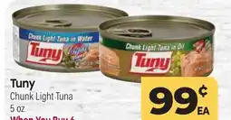 Tony’s Fresh Market Tuny Chunk Light Tuna offer