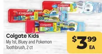 Tony’s Fresh Market Colgate Kids offer