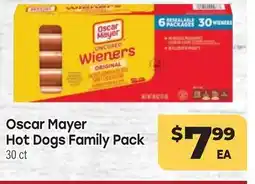 Tony’s Fresh Market Oscar Mayer Hot Dogs Family Pack offer