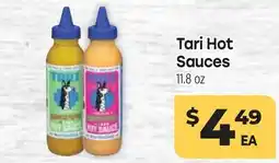 Tony’s Fresh Market Tari Hot Sauces offer