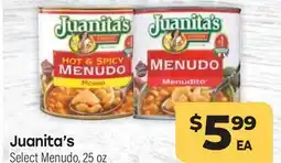Tony’s Fresh Market Juanita's offer