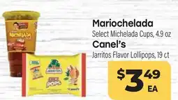 Tony’s Fresh Market Mariochelada Select Michelada Cups, 4.9oz Canel's Jarritos Flavor Lollipops, 19ct offer
