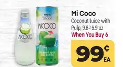 Tony’s Fresh Market Mi Coco Coconut Juice with Pulp offer