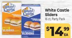 Tony’s Fresh Market White Castle Sliders offer