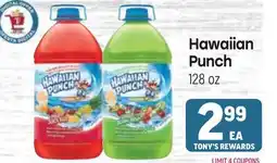 Tony’s Fresh Market Hawaiian Punch offer