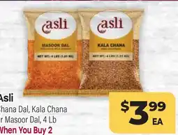 Tony’s Fresh Market Asli Chana Dal, Kala Chana or Masoor Dal offer