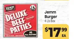 Tony’s Fresh Market Jemm Burger offer
