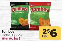 Tony’s Fresh Market Zambos Plantain Chips offer