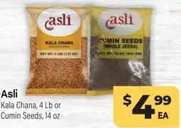 Tony’s Fresh Market Asli Kala Chana, 4 Lb or Cumin Seeds, 14 oz offer