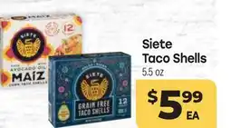 Tony’s Fresh Market Siete Taco Shells offer