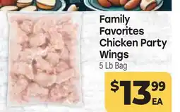 Tony’s Fresh Market Family Favorites Chicken Party Wings offer