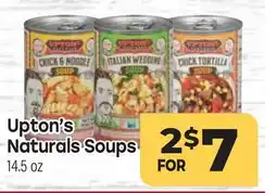 Tony’s Fresh Market Upton's Naturals Soups offer