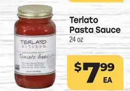 Tony’s Fresh Market Terlato Pasta Sauce offer