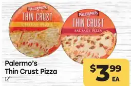 Tony’s Fresh Market Palermo's Thin Crust Pizza offer