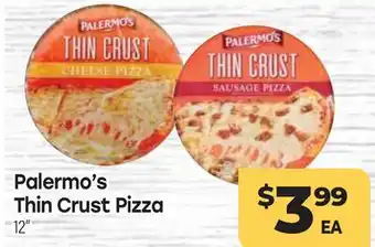 Tony’s Fresh Market Palermo's Thin Crust Pizza offer