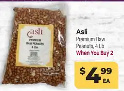 Tony’s Fresh Market Asli Premium Raw Peanuts offer