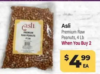 Tony’s Fresh Market Asli Premium Raw Peanuts offer