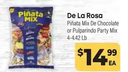 Tony’s Fresh Market De La Rosa Piñata Mix De Chocolate or Pulparindo Party Mix offer