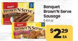Tony’s Fresh Market Banquet Brown'N Serve Sausage offer