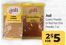 Tony’s Fresh Market Asli Cumin Powder or Red Hot Chili Powder offer