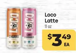 Tony’s Fresh Market Loco Latte offer