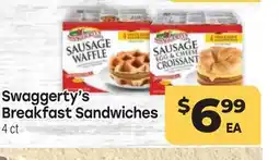 Tony’s Fresh Market Swaggerty's Breakfast Sandwiches offer