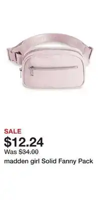 Kohl's madden girl Solid Fanny Pack offer