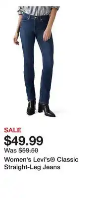 Kohl's Women's Levi's Classic Straight-Leg Jeans offer