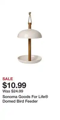 Kohl's Sonoma Goods For Life Domed Bird Feeder offer
