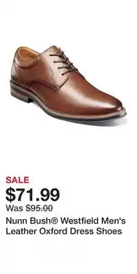 Kohl's Nunn Bush Westfield Men's Leather Oxford Dress Shoes offer
