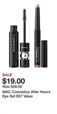 Nordstrom MAC Cosmetics After Hours Eye Set $57 Value offer
