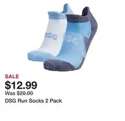 Dick's Sporting Goods DSG Run Socks 2 Pack offer
