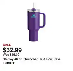 Dick's Sporting Goods Stanley 40 oz. Quencher H2.0 FlowState Tumbler offer