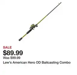 Dick's Sporting Goods Lew's American Hero OD Baitcasting Combo offer