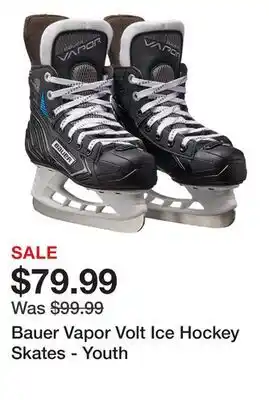 Dick's Sporting Goods Bauer Vapor Volt Ice Hockey Skates - Youth offer