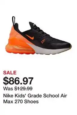 Dick's Sporting Goods Nike Kids' Grade School Air Max 270 Shoes offer