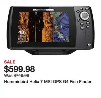 Dick's Sporting Goods Humminbird Helix 7 MSI GPS G4 Fish Finder offer