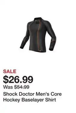 Dick's Sporting Goods Shock Doctor Men's Core Hockey Baselayer Shirt offer