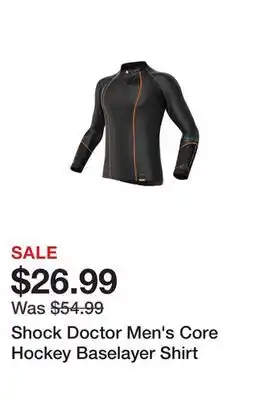 Dick's Sporting Goods Shock Doctor Men's Core Hockey Baselayer Shirt offer