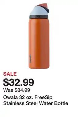 Dick's Sporting Goods Owala 32 oz. FreeSip Stainless Steel Water Bottle offer