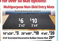 Ocean State Job Lot Non Skid Entry Mats offer