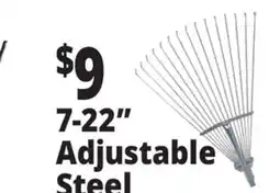 Ocean State Job Lot Steel Adjustable Rake 7 - 22 offer